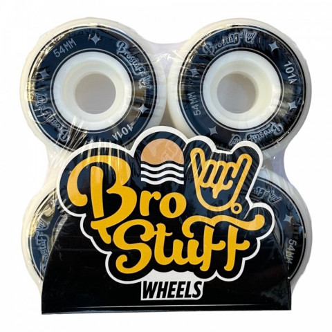Колеса для скейтборда Bro Stuff Original Logo Black 101A 54мм Колеса для скейтборда Bro Stuff Original Logo Black 101A 54мм